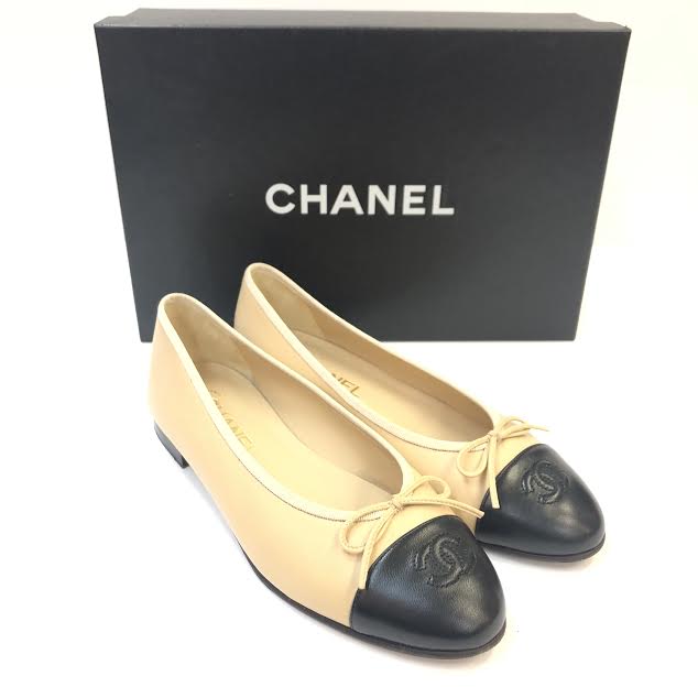 CHANEL CC Cap Toe Classic Flats Size 38 – The Luxury Label Nashville