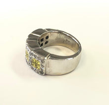 Load image into Gallery viewer, Yellow &amp; White Diamond Ring 18k FINE JEWELRY