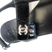 Load image into Gallery viewer, CHANEL Turn Lock Leather Sandal
