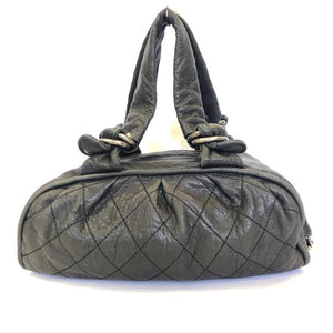 CHANEL Quilted Leather Satchel Bag
