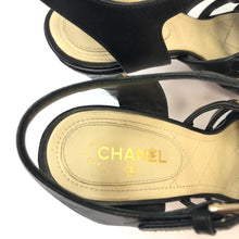 Load image into Gallery viewer, CHANEL 16P Quilted Heels With Chain Deatil