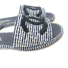 Load image into Gallery viewer, CHANEL Beaded Nautical Slides
